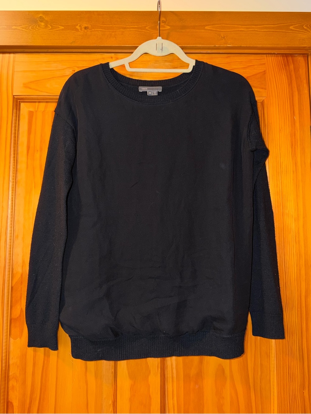 Vince Black Crewneck Sweater